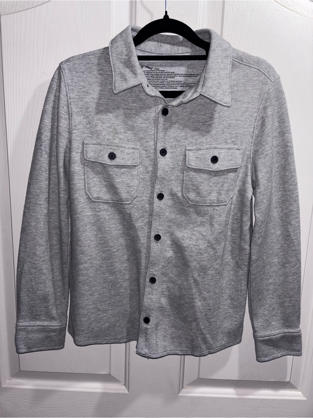 art class Light Gray Kids Button-Up Shirt Jacket